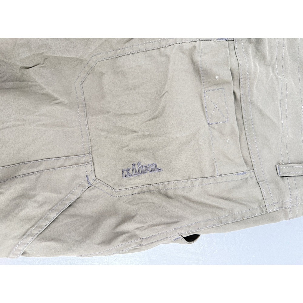 Kuhl Radikl Mens Hiking Pants 36x32 Khaki Tan Nylon Stretch Outdoor Trousers - Picture 10 of 16